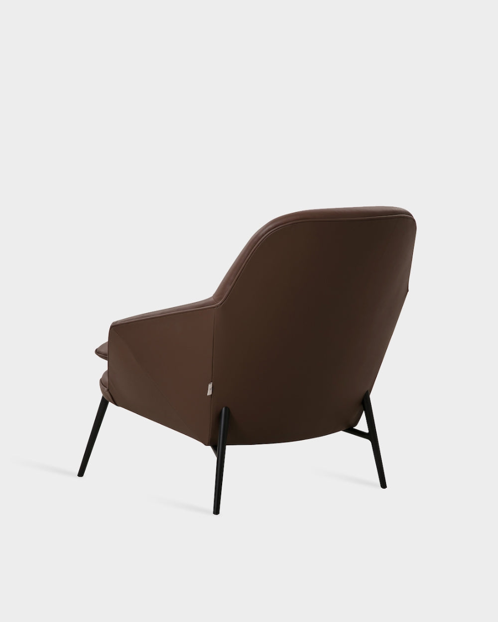 Hug Lounge Chair - Marrone Parma Leather