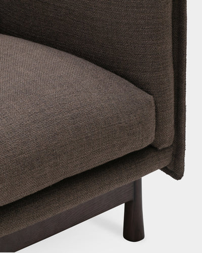 Kite Club Arm Chair - Dark Brown - Brown-Tivoli 04