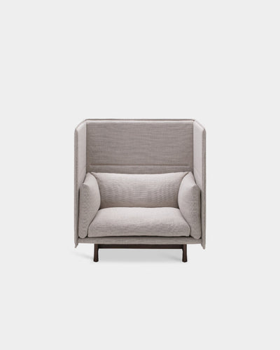 Kite High Back 1.5 Seater Sofa - Grey-Tivoli 02