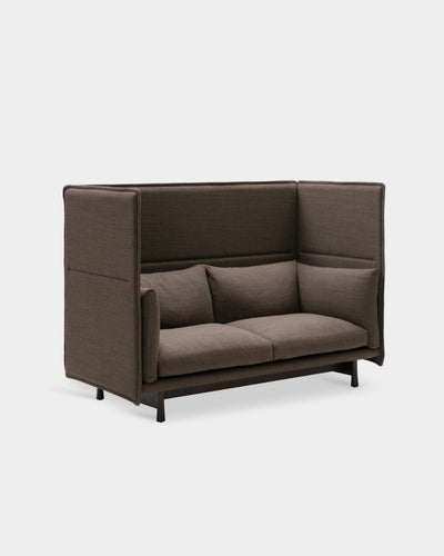 Kite High Back 2 Seater Sofa - Brown-Tivoli 04