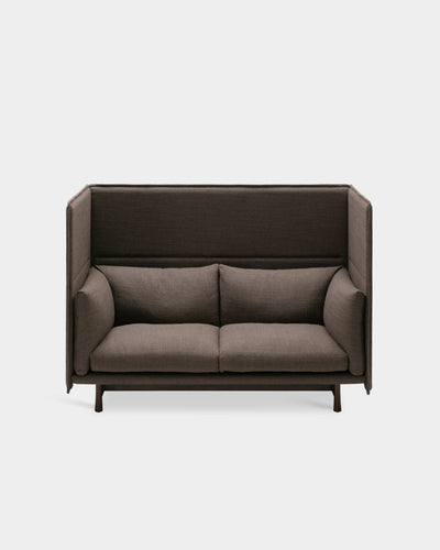 Kite High Back 2 Seater Sofa - Brown-Tivoli 04