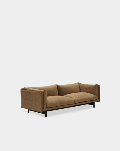 Kite 2.5 Seater Sofa - Black - Yellow-Roco 02