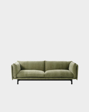 Kite 2.5 Seater Sofa - Black - Pistachio-Roco 06