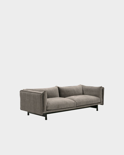 Kite 2.5 Seater Sofa - Black - Olive-Roco 08