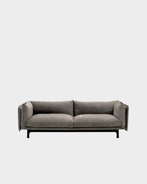 Kite 2.5 Seater Sofa - Black - Olive-Roco 08