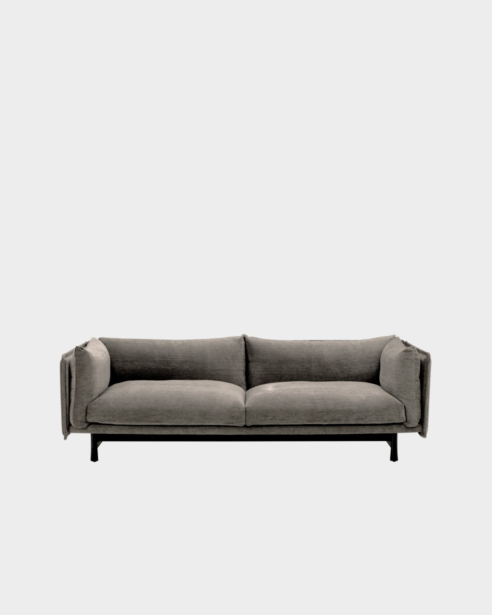 Kite 2.5 Seater Sofa - Black - Olive-Roco 08
