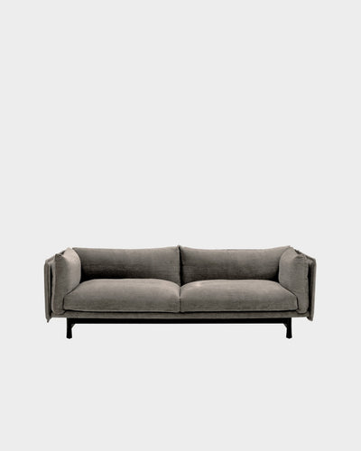 Kite 2.5 Seater Sofa - Black - Olive-Roco 08