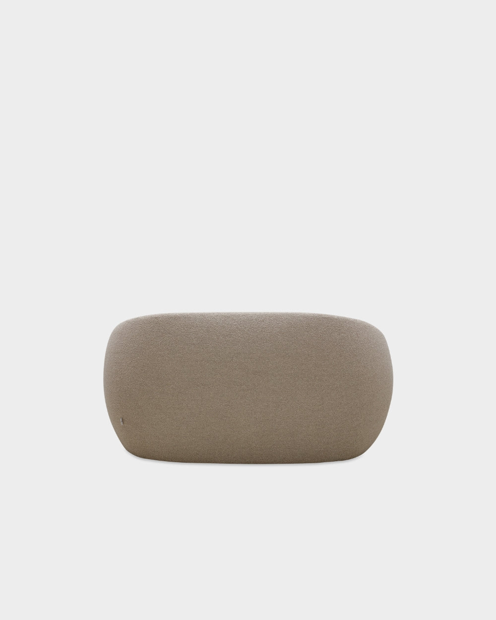 Lilin Curved 2.5 Seater Sofa - Light Brown Boucle-Cuddle 04