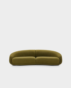 Montholon Curved 3 Seater Sofa - Dijon-Baru 0950