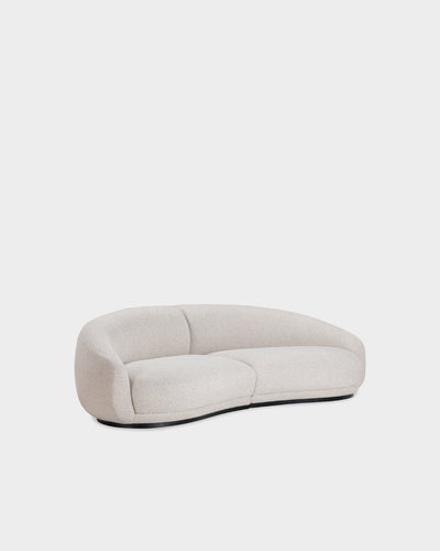 Montholon Curved 3 Seater Sofa - Cream-Bosa 04