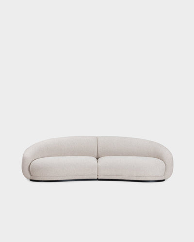 Montholon Curved 3 Seater Sofa - Cream-Bosa 04