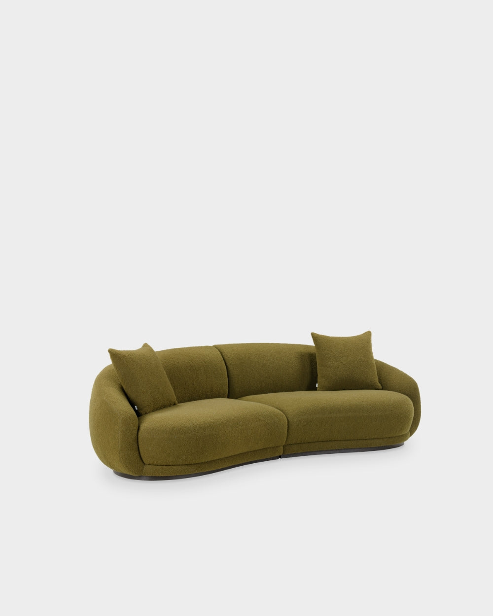 Montholon Curved 3 Seater Sofa - Dijon-Baru 0950