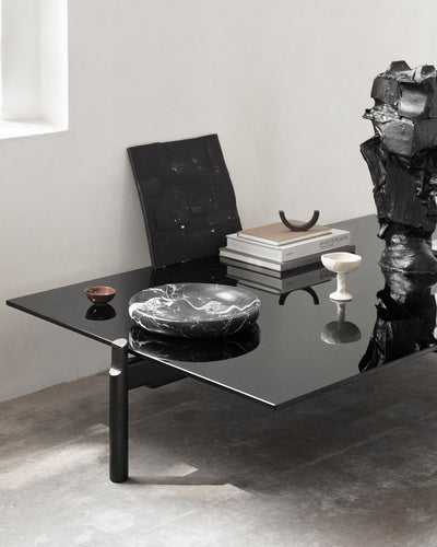 Notch Rectangular Coffee Table - Large - Black