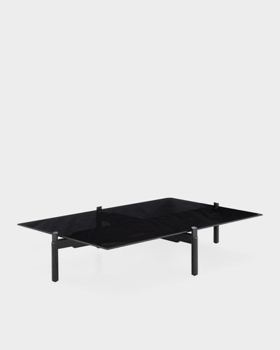 Notch Rectangular Coffee Table - Large - Black