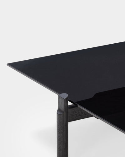 Notch Square Coffee Table - Large - Black