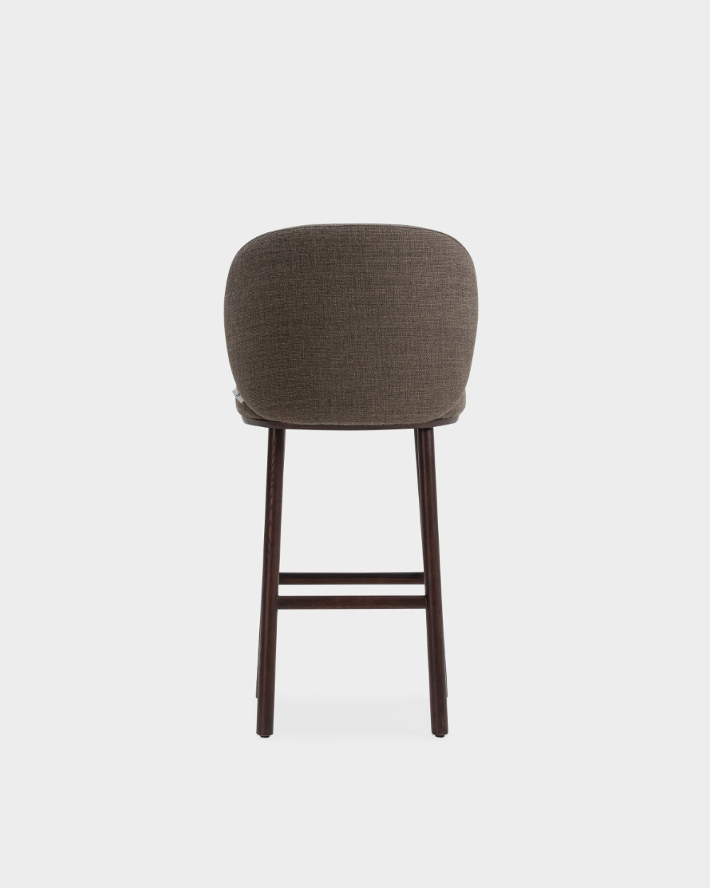 Ovata Bar Stool - Black - Slate Grey-Tivoli 06