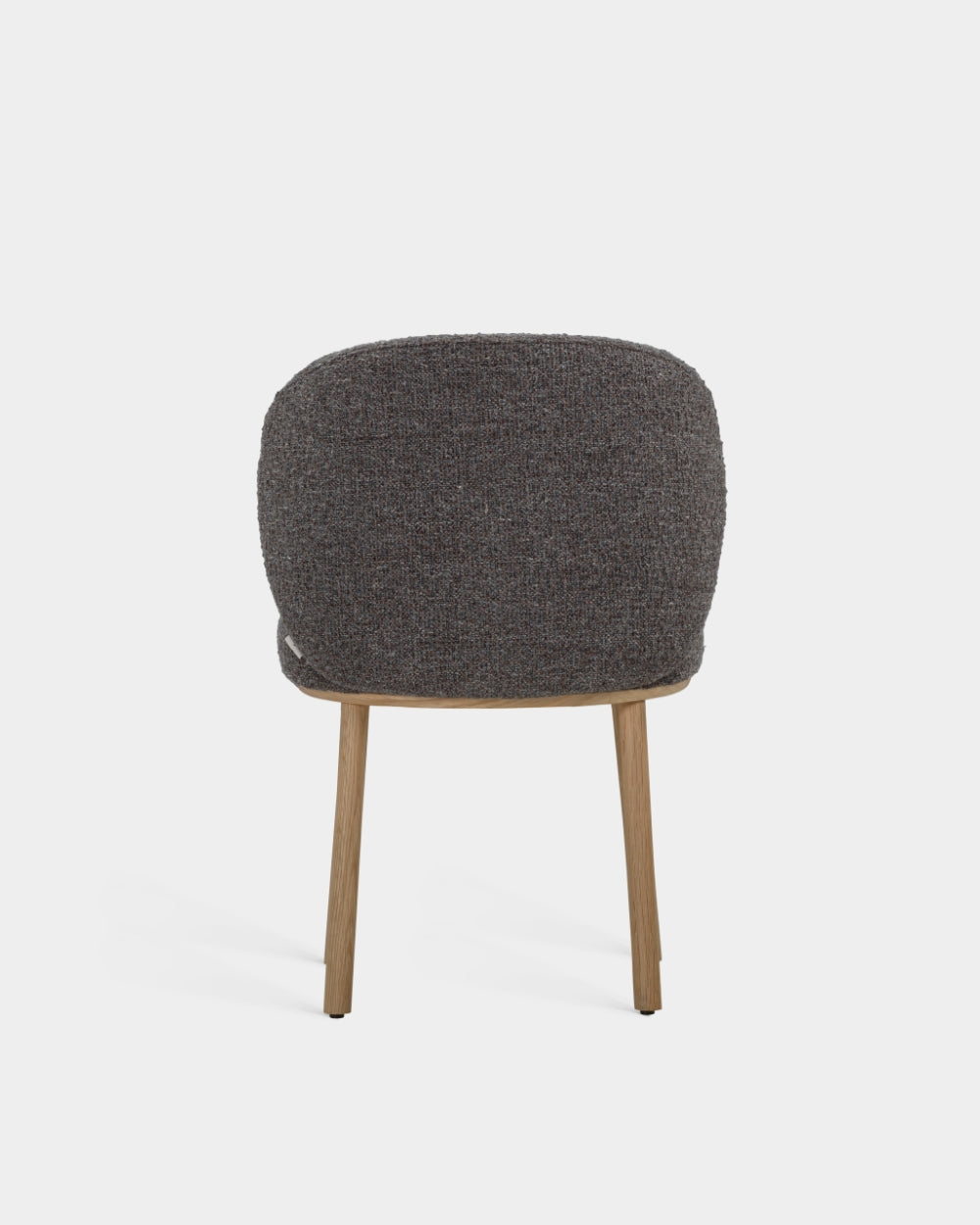 Ovata Dining Chair - Light Oak - Dark Grey-Bosa 12