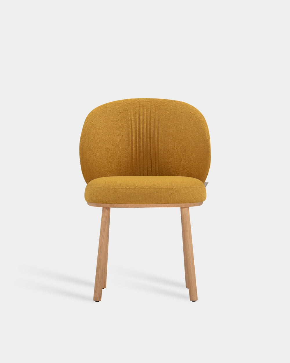 Ovata Dining Chair - Light Oak - Mustard-Glow 08