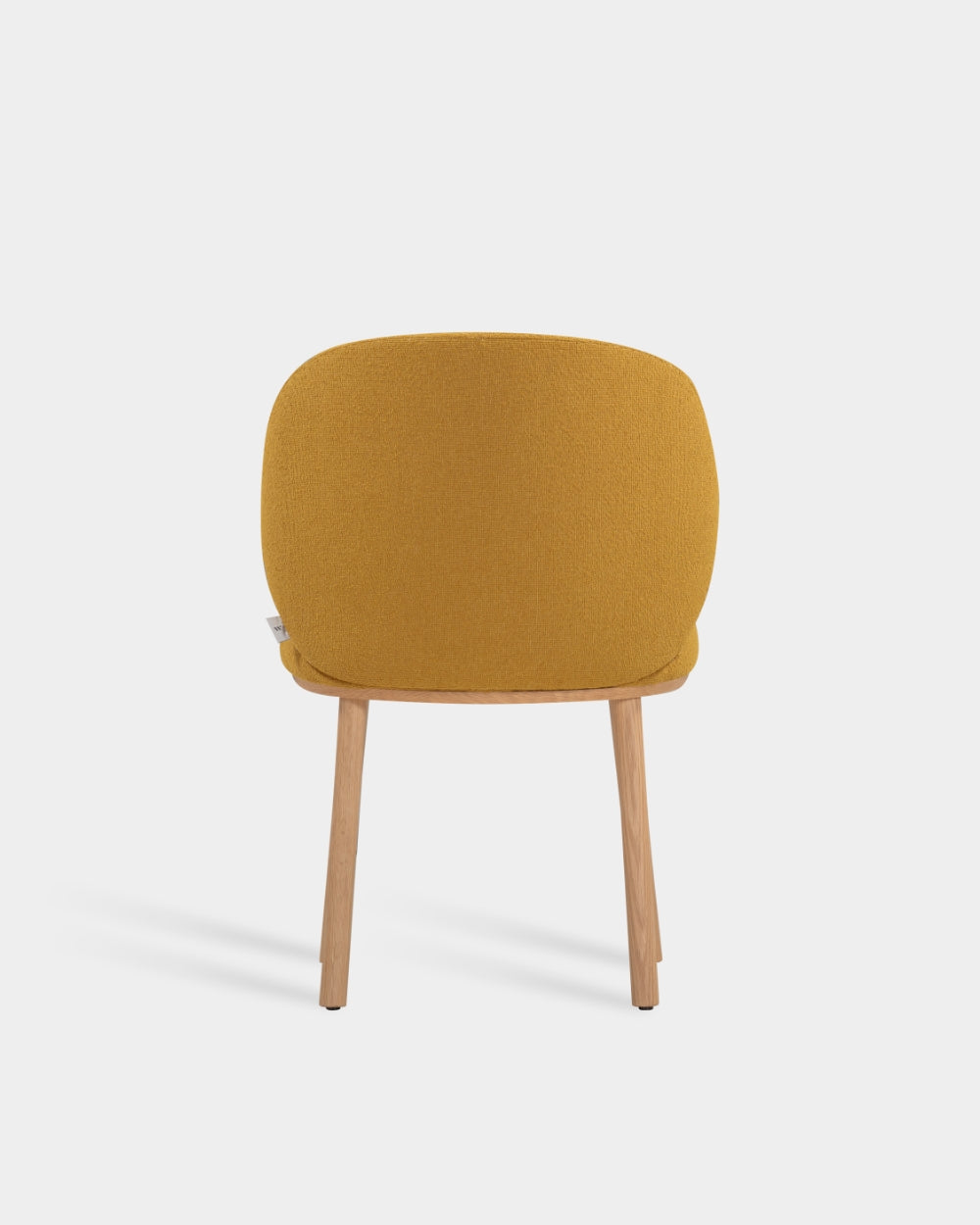 Ovata Dining Chair - Light Oak - Mustard-Glow 08