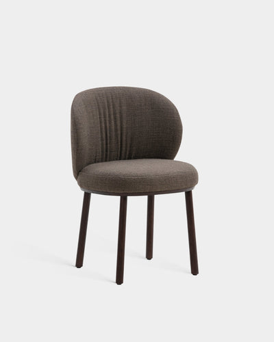Ovata Dining Chair - Dark Brown - Brown-Tivoli 04