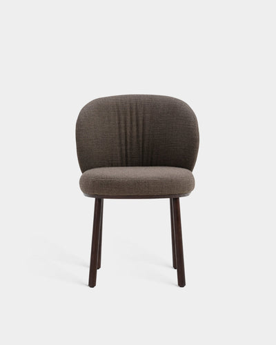 Ovata Dining Chair - Dark Brown - Brown-Tivoli 04
