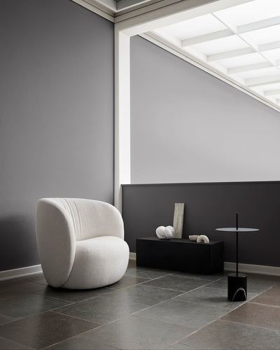 Calibre Side Table - High with Handle - Black