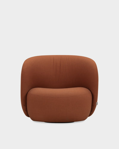 Ovata Large Lounge Chair - Clay Red-Umber 63129