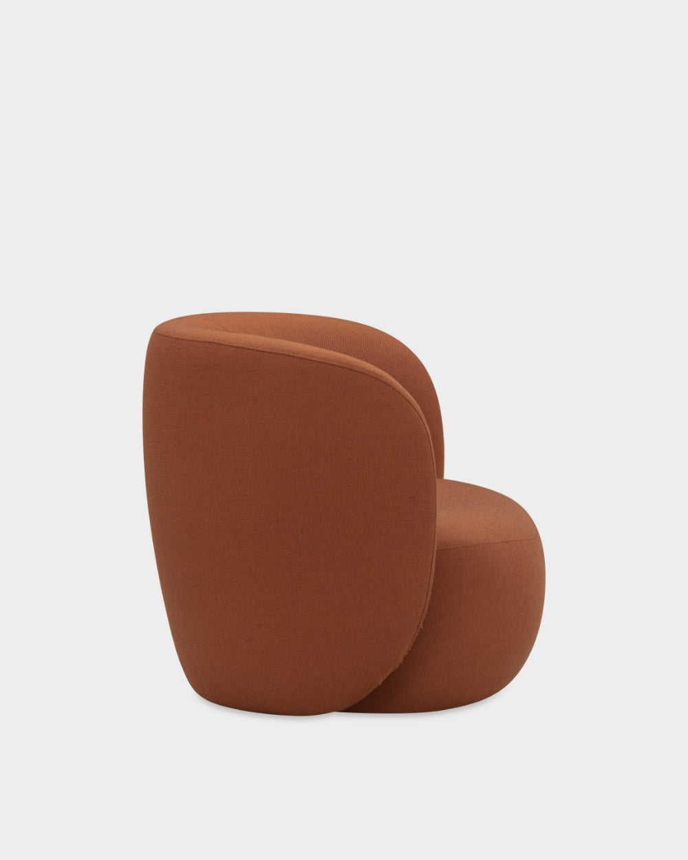 Ovata Large Lounge Chair - Clay Red-Umber 63129