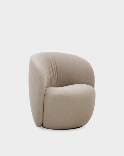 Ovata Small Lounge Chair - Light Brown-Grain 61253