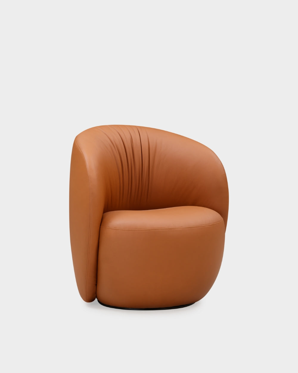 Ovata Small Lounge Chair - Cognac Parma Leather