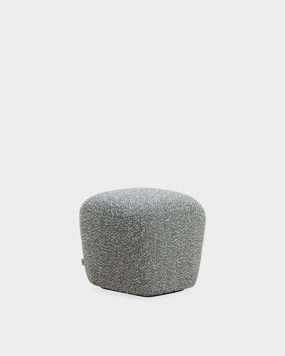 Panorama Compact Pouf - Tweed Grey-Silenzio 08