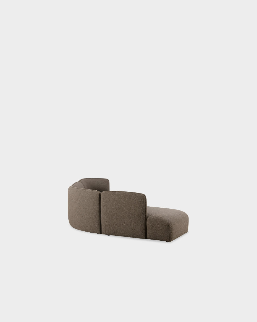 Panorama V3 Modular Sofa - Dark Brown Boucle-Cuddle 06