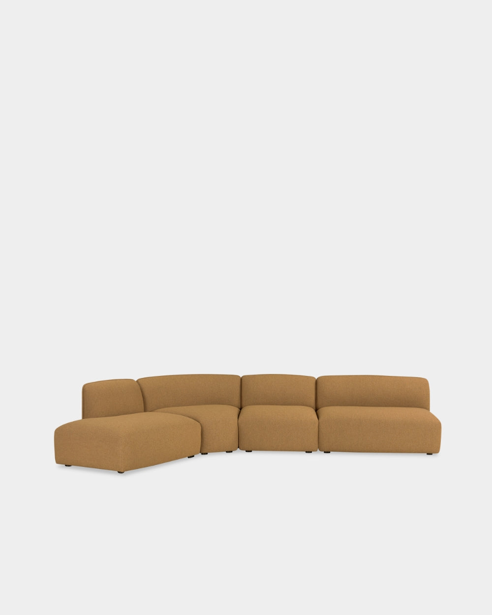 Panorama V6 Modular Sofa - Mustard Boucle-Cuddle 12