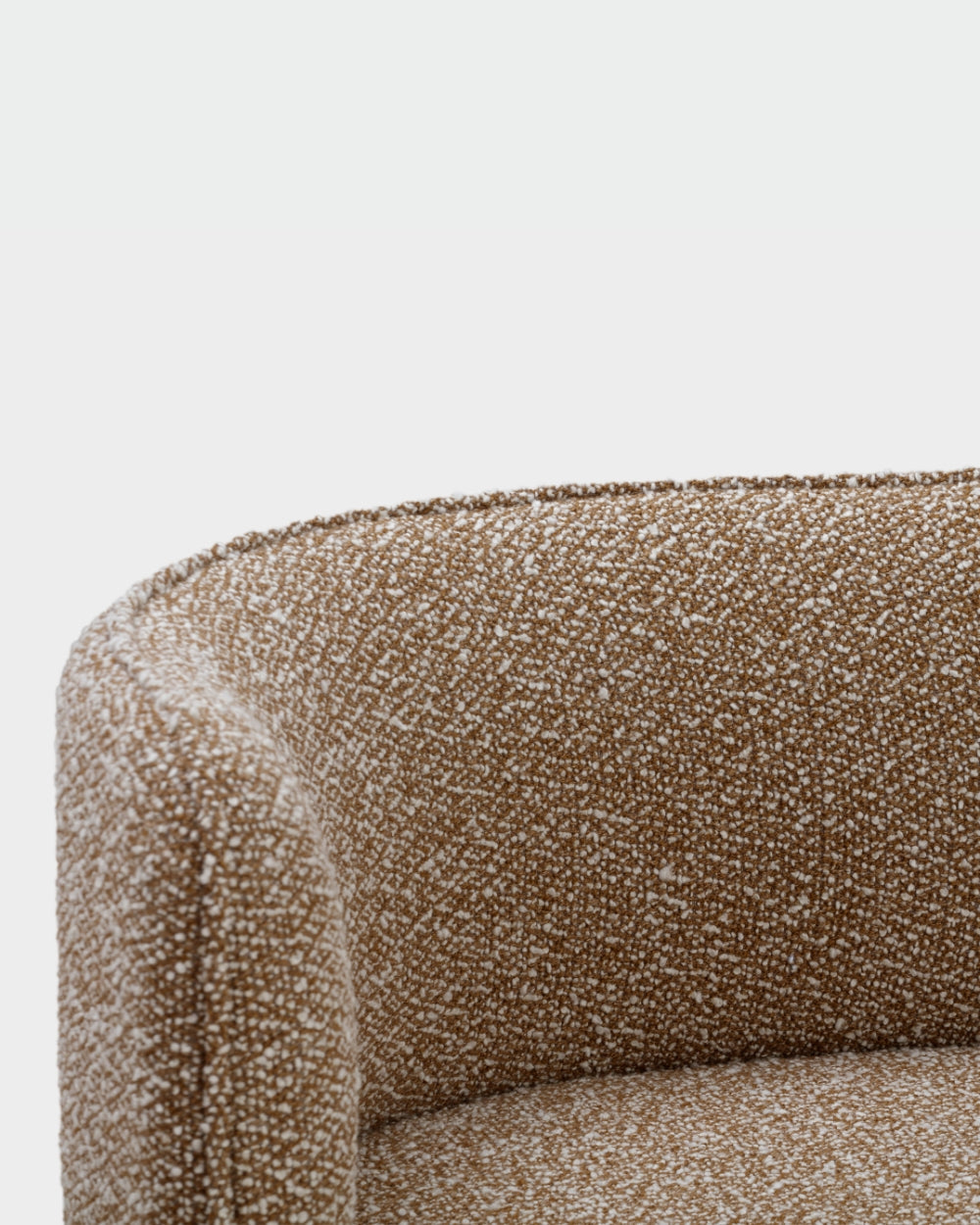 Rest 1 Seater Bench - Left Side Facing - Brown-Silenzio 04