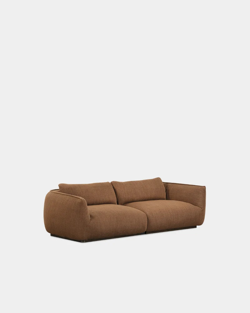 Ridge 2 Seater Sofa - Dark Brown-Turn 10