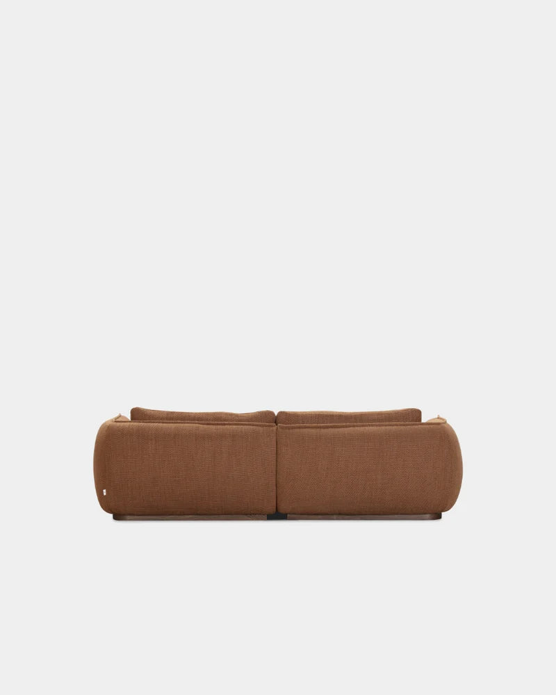 Ridge 2 Seater Sofa - Dark Brown-Turn 10