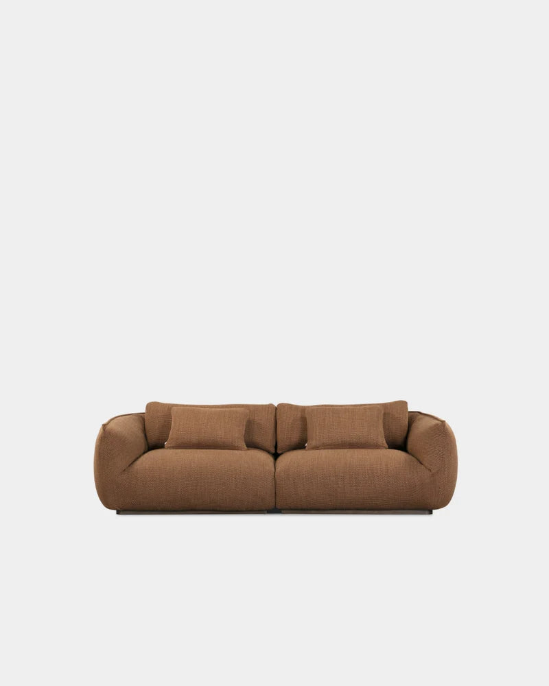 Ridge 2 Seater Sofa - Dark Brown-Turn 10