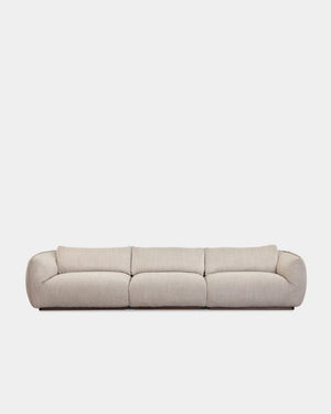 Ridge 3 Seater Sofa - Oatmeal-Turn 02