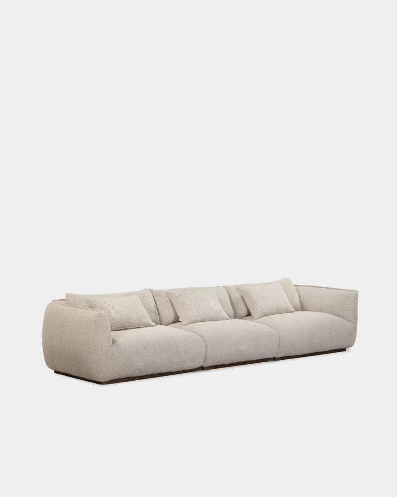 Ridge 3 Seater Sofa - Oatmeal-Turn 02