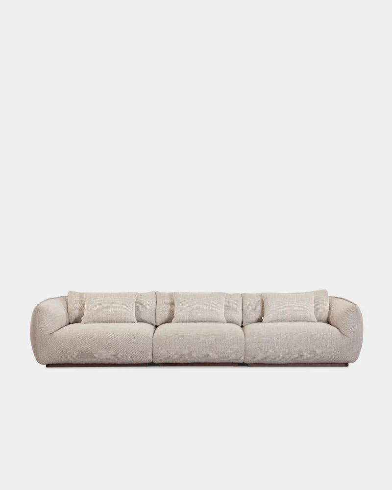 Ridge 3 Seater Sofa - Oatmeal-Turn 02