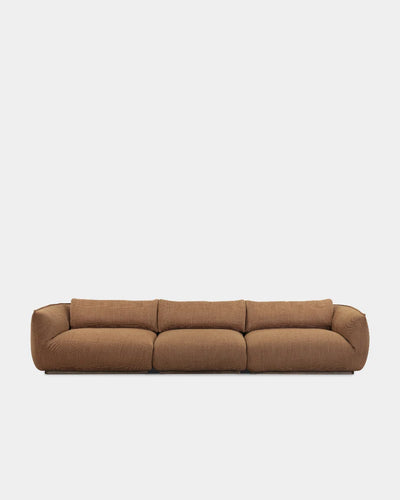 Ridge 3 Seater Sofa - Dark Brown-Turn 10