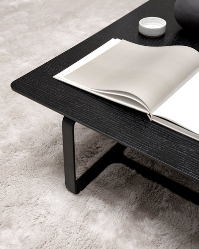 Root Rectangular Coffee Table - Black