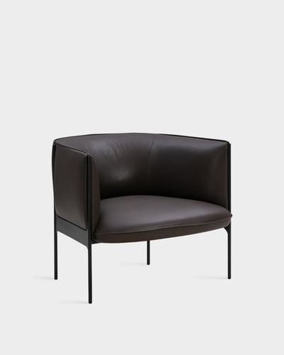 Sepal Lounge Chair - Mocca Parma Leather