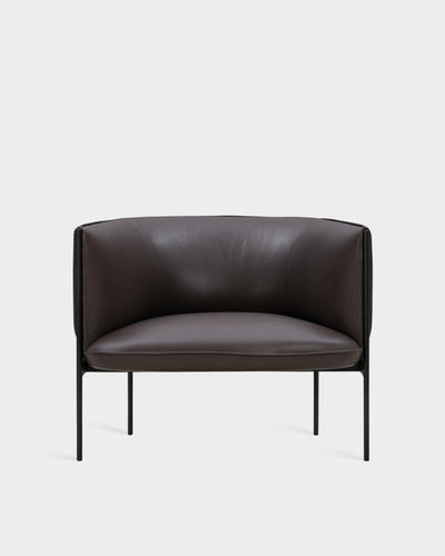 Sepal Lounge Chair - Mocca Parma Leather