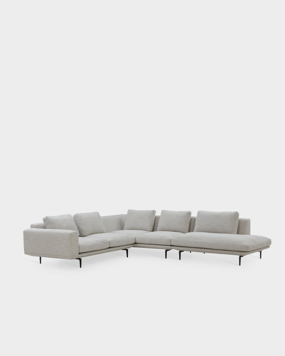 Surface V1 L Shape Sofa - Light Grey-Julie 04