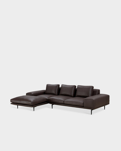 Surface V3 L Shape Sofa - Mocca Parma Leather