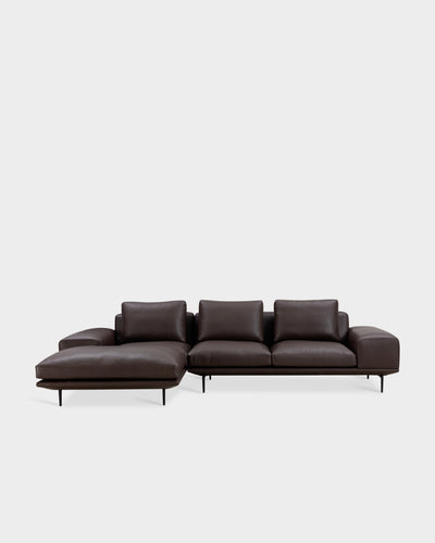 Surface V3 L Shape Sofa - Mocca Parma Leather