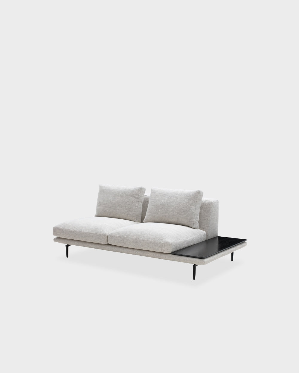 Surface 2 Seater Sofa - Light Grey-Julie 04