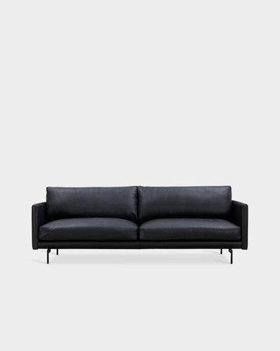 Trace 3 Seater Sofa - Nero Lipari Leather