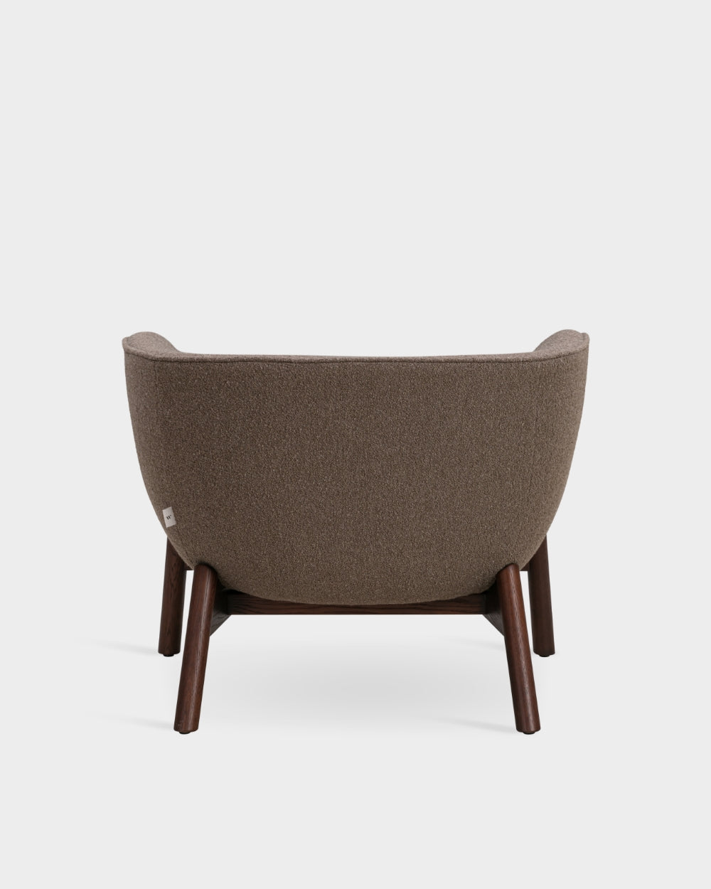 Vista Lounge Chair - Dark Brown Boucle-Cuddle 06 - Dark Brown